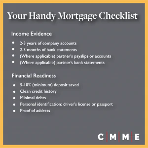 mortgage for company directors checklist