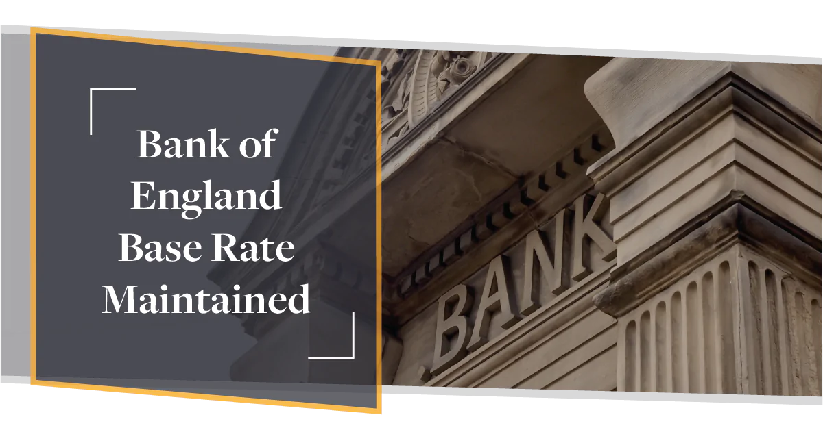 The Bank of England Base Rate: Interest Rates & Mortgage Plans | CMME News