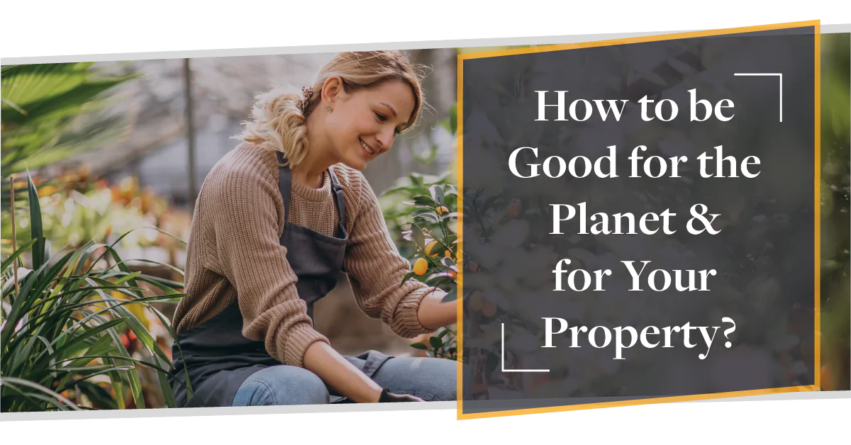 How to be Good for the Planet & for Your Property? | Earth Day 2021